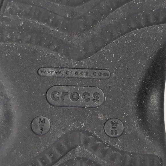 Crocs Classic Allterrain Ikat Sandal Unisex M9 W11 Black Multi Comfort Strap - Picture 5 of 9